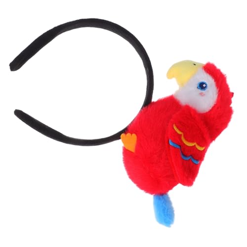 DEARMAMY Parrot Doll Festival Headband Bunte Zoo Tier Haarreif Elastisch Geburtstag Party Zubehör von DEARMAMY