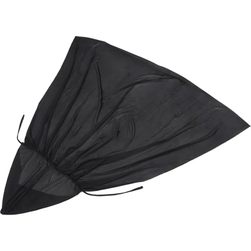 DEARMAMY Party-Cosplay-Mantel schwarzer Umhang mit Kapuze gruselige Halloween-Maske Maskerade Halloween umhang Halloween Costume Halloween-Umhang-Stütze Performance-Umhang- Tuch Black von DEARMAMY