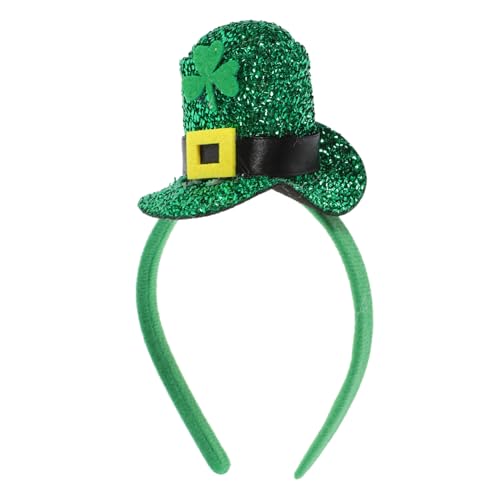 DEARMAMY Patrick Day Haarreif mit Kleeblatt Hut Festliches Kopfschmuck Accessoire für Irische Feiern und Karneval Langlebiges Stoffmaterial Vielseitig Einsetzbar für Kostüme und Deko DEARMAMY Patrick Day Haarreif mit Kleeblatt Hut Festliches Kopfschmuck Accessoire für Irische Feiern und Karneval Langlebiges Stoffmaterial Vielseitig Einsetzbar für Kostüme und Deko von DEARMAMY