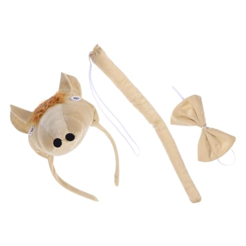DEARMAMY Pferde Kostüm Zubehör Set mit Stirnband Fliege und für Erwachsene für Halloween Weihnachten Maskeraden und Geburtstagsfeiern DEARMAMY Pferde Kostüm Zubehör Set mit Stirnband Fliege und für Erwachsene für Halloween Weihnachten Maskeraden und Geburtstagsfeiern von DEARMAMY