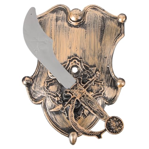 DEARMAMY Piratenkostüm Set für Teiliges Zubehör mit und Schild für Halloween Cosplay und Themenpartys Leicht zu Reinigen und Wiederverwendbar von DEARMAMY