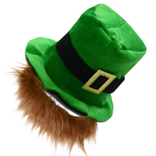 DEARMAMY Requisiten für die Party in San Pa Bart Kappe St. Patricks Day Kostüm Kleeblatthut st. patricks day accessoires cap lustig Bartst. Patricks Tag Hut St. Patricks Tag Textil- Green DEARMAMY Requisiten für die Party in San Pa Bart Kappe St. Patricks Day Kostüm Kleeblatthut st. patricks day accessoires cap lustig Bartst. Patricks Tag Hut St. Patricks Tag Textil- Green von DEARMAMY
