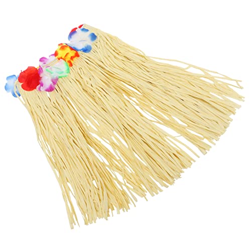 DEARMAMY Rock aus Bastgras faschingskostüme karnevalskostüme Hawaii Raffiakleid Festtagskleidung hawaii outfit Hula Schwimmbad Party Hawaii-Dressing Hawaii-Kostüme Hawaiischer Rock von DEARMAMY