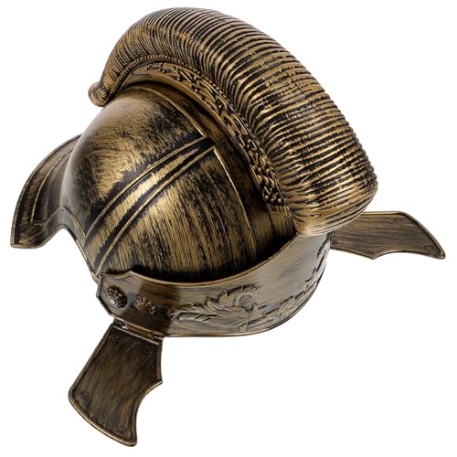 DEARMAMY Römischer Helm Cosplay Kopfstück Realistisches Antikes Kostümzubehör für Herren Mittelalterliche Verkleidung Party Zubehör DEARMAMY Römischer Helm Cosplay Kopfstück Realistisches Antikes Kostümzubehör für Herren Mittelalterliche Verkleidung Party Zubehör von DEARMAMY