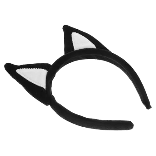 DEARMAMY Schäferhund Stirnband Kostüme Hundeohren Kopfbedeckung Erwachsene Hochzeit Tier Spitze Gepardenohren Welpen Muffin Hundeohren Hundeohren Haarband Dalmatiner Stirnband von DEARMAMY