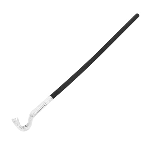 DEARMAMY Schlangen Gehstock für Halloween Cosplay Teiliges mit Silbernem Stock Schlangenkopf für Kostümpartys Bühnenaufführungen Robustes Material für Langlebigkeit Perfektes Zubehör für DEARMAMY Schlangen Gehstock für Halloween Cosplay Teiliges mit Silbernem Stock Schlangenkopf für Kostümpartys Bühnenaufführungen Robustes Material für Langlebigkeit Perfektes Zubehör für von DEARMAMY