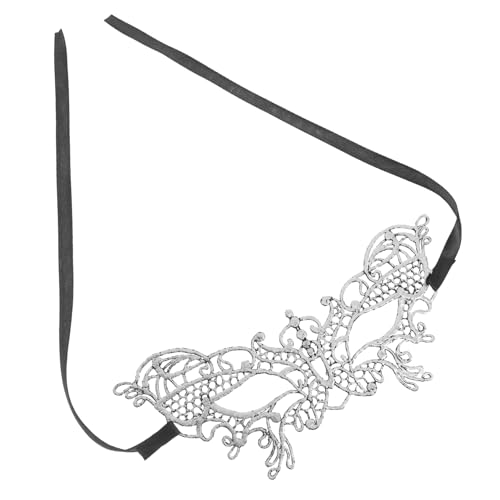 DEARMAMY Schmetterlings -augenmaske Partymasken Für Erwachsene Maskerade Kostümmaske Cosplay-maske Venezianische Maske Für Frauen Maskenkostüm Maskerade-maske Für Frauen Silver Spitze DEARMAMY Schmetterlings -augenmaske Partymasken Für Erwachsene Maskerade Kostümmaske Cosplay-maske Venezianische Maske Für Frauen Maskenkostüm Maskerade-maske Für Frauen Silver Spitze von DEARMAMY