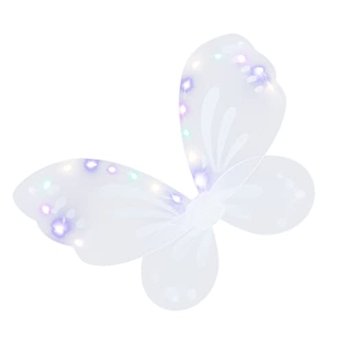 DEARMAMY Schmetterlingsflügel kinderkleider kinderkleidung costume e girl kleidung Kostüm Flügel kleine Feenflügel verschleißfeste Flügelstütze verschleißfester Feenflügel Abs Weiß von DEARMAMY
