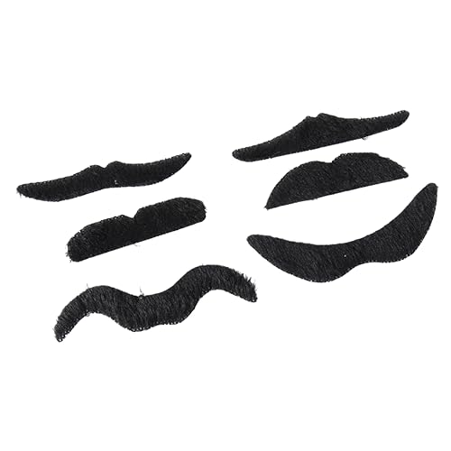 DEARMAMY Selbstklebende Schnurrbärte Aus Plüsch Realistische Simulation Für Maskerade Partys Cosplay Und Halloween Requisiten Partydekorationen von DEARMAMY