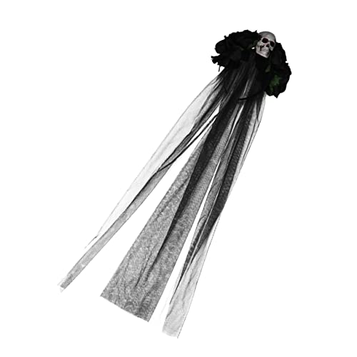 DEARMAMY Skull Haarschmuck für Halloween Kopfschmuck Headband Leicht und Bequem für Partys und Kostüme Ansprechendes Design für Verschiedene Outfits von DEARMAMY