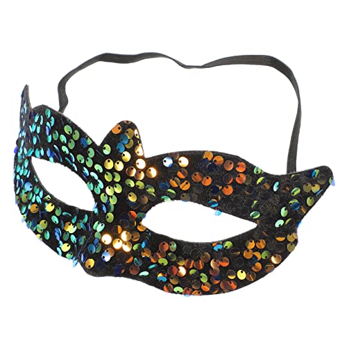 DEARMAMY Spitze Maske mit Pailletten Pailletten-Maskerade-Maske für Damen Maskerade verkleiden halloween masken halloweenmaske Maskerademaske mit Stock tragbare Maskerademaske PVC Golden DEARMAMY Spitze Maske mit Pailletten Pailletten-Maskerade-Maske für Damen Maskerade verkleiden halloween masken halloweenmaske Maskerademaske mit Stock tragbare Maskerademaske PVC Golden von DEARMAMY