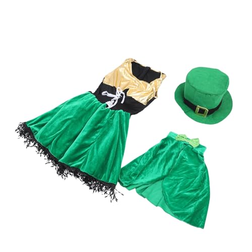 DEARMAMY St Patrick's Day Damen Kostüm Grün S Stage Performance Kleid Atmungsaktiv Leicht Komfortabel für Karneval Festliche Bühnenauftritte DEARMAMY St Patrick's Day Damen Kostüm Grün S Stage Performance Kleid Atmungsaktiv Leicht Komfortabel für Karneval Festliche Bühnenauftritte von DEARMAMY