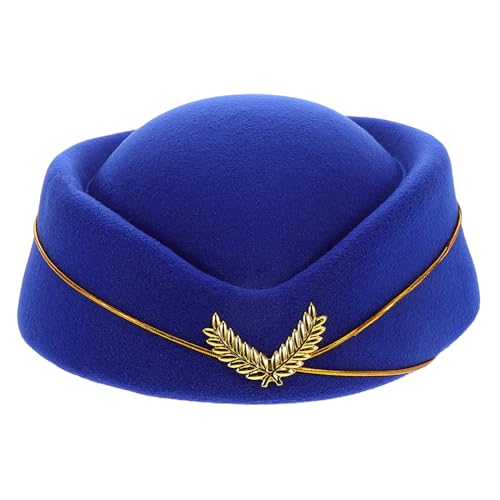 DEARMAMY Stewardess-Hut Uniformmütze für Damen Stewardess-Cosplay-Kostüm -Mütze für Damen Cosplay-Kostümhut Flugbegleiterhut Flugpilotenkleid enhut Imitation Monny DEARMAMY Stewardess-Hut Uniformmütze für Damen Stewardess-Cosplay-Kostüm -Mütze für Damen Cosplay-Kostümhut Flugbegleiterhut Flugpilotenkleid enhut Imitation Monny von DEARMAMY