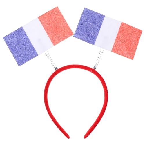 DEARMAMY Elegantes Haarband mit Französischer Flagge Maskerade-Kopfschmuck für Party- DEARMAMY Elegantes Haarband mit Französischer Flagge Maskerade-Kopfschmuck für Party- von DEARMAMY