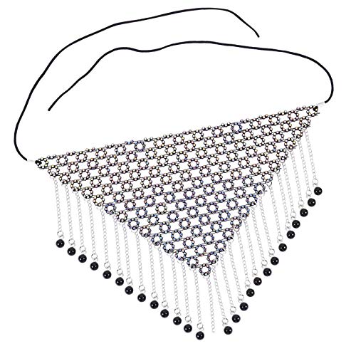 DEARMAMY Metall Strass Ohr Haken Schleier Maske Quaste Fringe Schwarz Ab Perle Maskerade Maske Party Dekorationen DEARMAMY Metall Strass Ohr Haken Schleier Maske Quaste Fringe Schwarz Ab Perle Maskerade Maske Party Dekorationen von DEARMAMY