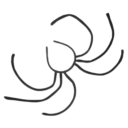 DEARMAMY Tentacle Head Hoop Spinnen Stirnbänder Halloween-Kopfbedeckung für Erwachsene Halloween-Kopfschmuck Party-Kopfschmuck Halloween Stirnband Stoff Black von DEARMAMY