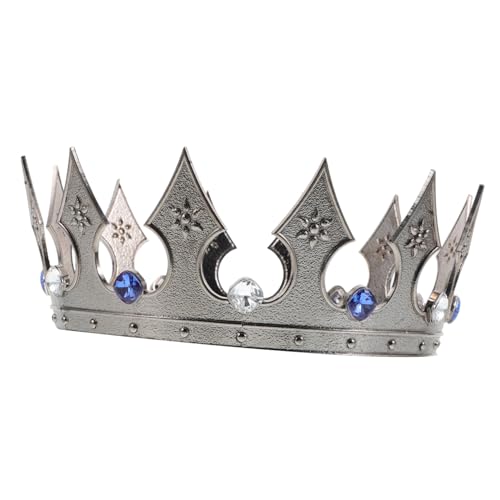 DEARMAMY Tiara Cosplay-krone Königliche Geburtstagskrone Barocke Krone Königin Monarch Krone Partykronen Königin Krone Prom -zubehör Metall Schwarz DEARMAMY Tiara Cosplay-krone Königliche Geburtstagskrone Barocke Krone Königin Monarch Krone Partykronen Königin Krone Prom -zubehör Metall Schwarz von DEARMAMY
