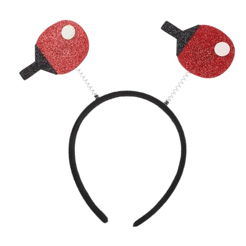 DEARMAMY Tischtennis Stirnband Unisex Sport Event Accessoire mit Schimmernden Tischtennisbällen für Partys und Wettbewerbe Bequem und Vielseitig für Verschiedene Frisuren DEARMAMY Tischtennis Stirnband Unisex Sport Event Accessoire mit Schimmernden Tischtennisbällen für Partys und Wettbewerbe Bequem und Vielseitig für Verschiedene Frisuren von DEARMAMY