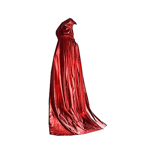 DEARMAMY Unisex Kapuzenumhang Halloween Kostü Lange Robe Cape Für Erwachsene Und Roter Hoody Umhang Für Karneval Cosplay Und Weihnachtsfeiern DEARMAMY Unisex Kapuzenumhang Halloween Kostü Lange Robe Cape Für Erwachsene Und Roter Hoody Umhang Für Karneval Cosplay Und Weihnachtsfeiern von DEARMAMY