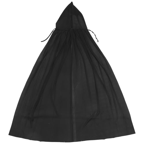 DEARMAMY Verschleißfester Halloween-umhang Drachen Halloween-Kessel Groß Festival-Cosplay-umhang Zauberer Umhang Dekorativer Halloween-umhang Cosplay-Gewand Vampir Haube Kap Tuch Black von DEARMAMY