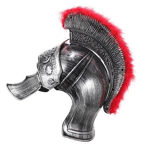DEARMAMY Vintage Römischer Soldatenhelm Cosplay Mittelalter Kostüm Helm für Karneval Halloween Party Erwachsene Zubehör von DEARMAMY