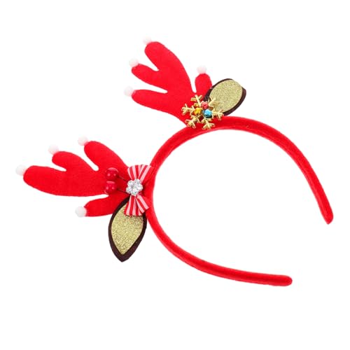 DEARMAMY Weihnachtliches Antler Haarband Rentier Geweih Kopfstück Leichtes Kostümzubehör für Damen Mädchen Weihnachtsfeier Karneval Party Geeignet DEARMAMY Weihnachtliches Antler Haarband Rentier Geweih Kopfstück Leichtes Kostümzubehör für Damen Mädchen Weihnachtsfeier Karneval Party Geeignet von DEARMAMY