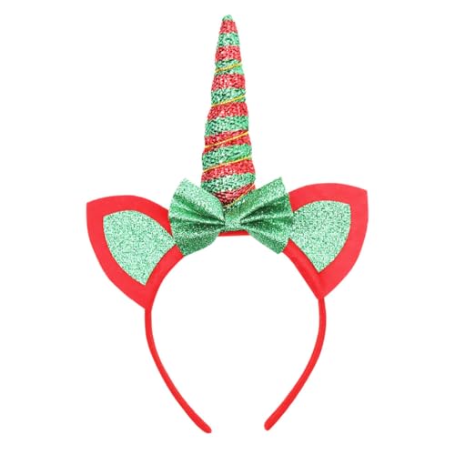 DEARMAMY Weihnachtliches Einhorn Haarreifen mit Niedlicher Schleife für Mädchen Leichtes Langlebiges Party Stirnband für Weihnachtsfeiern Karneval und Festliche Anlässe DEARMAMY Weihnachtliches Einhorn Haarreifen mit Niedlicher Schleife für Mädchen Leichtes Langlebiges Party Stirnband für Weihnachtsfeiern Karneval und Festliche Anlässe von DEARMAMY