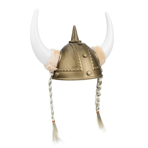 DEARMAMY Wikinger Hornhut Hut aus Ochsenhorn Cosplay Ochsenhornhut Wikingerhut Wikinger-Ornament Kostüm Hut Wikinger Kostüm Damen Ochsenhornhelm Wikingerhelm für Männer Partyzubehör Plastik DEARMAMY Wikinger Hornhut Hut aus Ochsenhorn Cosplay Ochsenhornhut Wikingerhut Wikinger-Ornament Kostüm Hut Wikinger Kostüm Damen Ochsenhornhelm Wikingerhelm für Männer Partyzubehör Plastik von DEARMAMY