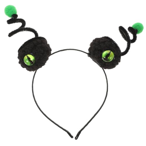 DEARMAMY beängstigend Zubehör Kostüm Skelett Monster Hexen Rot halloween haarschmuck halloween decorations halloweendekorationen Party-Cosplay-Accessoires Haarschmuck-Requisite Stoff Green von DEARMAMY