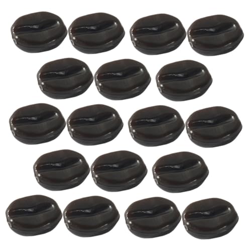 DECHOUS 1 Packung Simulierte Kaffeebohnen Vorgeben Gefälscht Party Hausdekoration DIY Zubehör Bastelzubehör Künstliche Kaffeebohnen Restaurant-Requisite Kinderspielzeug PVC Coffee von DECHOUS