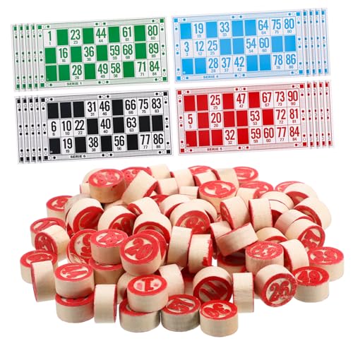 Walk-brettspiel Komplettes Bingos-Set Russische Bingos-Karten Für Familienspaß Logisches Denken von DECHOUS