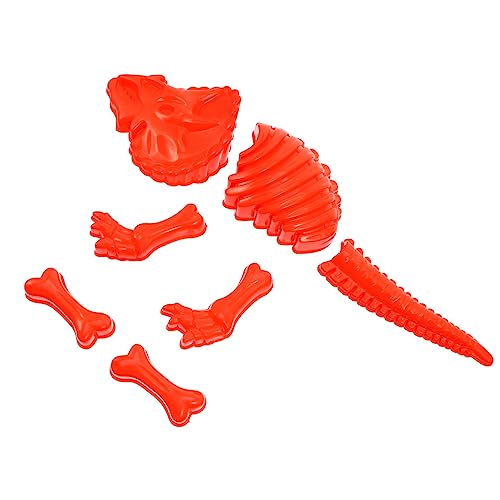 DECHOUS 1 Satz Dinosaurier-Skelettform Formen für plastilinformen selber Machen Werkzeuge für Sandformen Dinosaurier-Form-Spielset Dinosaurier-Sandformen Plastik rot DECHOUS 1 Satz Dinosaurier-Skelettform Formen für plastilinformen selber Machen Werkzeuge für Sandformen Dinosaurier-Form-Spielset Dinosaurier-Sandformen Plastik rot von DECHOUS