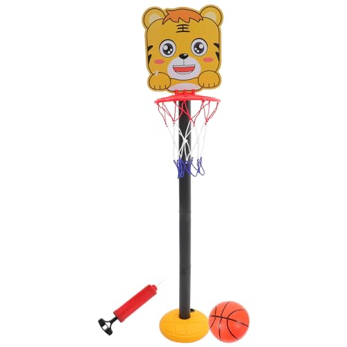 DECHOUS 1 Satz Einstellbares Basketballspielzeug für Cartoon Basketballständer für Drinnen und Draußen Leicht und Tragbar Fördert Spiele und Eltern Junge Mädchen Interaktion von DECHOUS