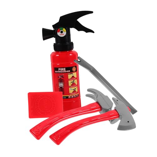 DECHOUS 1 Satz Feuerwehranzug Für Feuerwehrmann Für Hinterhof Kleinkind Kinderspielzeug Feuerlöscher- Simulation Feuerwehrspielzeug Kinderbedarf Rot Abs DECHOUS 1 Satz Feuerwehranzug Für Feuerwehrmann Für Hinterhof Kleinkind Kinderspielzeug Feuerlöscher- Simulation Feuerwehrspielzeug Kinderbedarf Rot Abs von DECHOUS