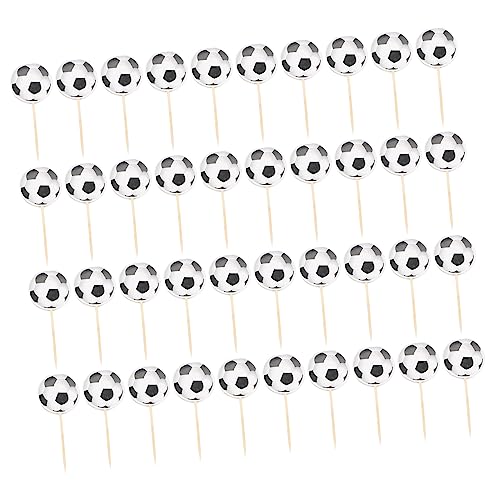 DECHOUS 1 Satz Fußball Zahnstocher Flagge Party Kuchenaufsatz Party Dessert Kuchen Ornament Muffin Aufsatz Dessert Einsatz Dessert Aufsatz Fußball Kuchenaufsatz 24 Stück DECHOUS 1 Satz Fußball Zahnstocher Flagge Party Kuchenaufsatz Party Dessert Kuchen Ornament Muffin Aufsatz Dessert Einsatz Dessert Aufsatz Fußball Kuchenaufsatz 24 Stück von DECHOUS