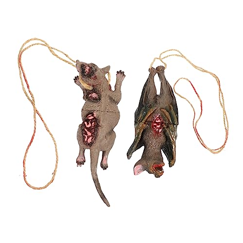 DECHOUS 1 Satz Halloween-Trick-Requisite Halloween-led-fledermäuse Streich Stütze Schild Hey Beängstigend Halloween-Fledermaus-zubehör Ratte Für Party Gruselig Riese Verfolgt Vinyl DECHOUS 1 Satz Halloween-Trick-Requisite Halloween-led-fledermäuse Streich Stütze Schild Hey Beängstigend Halloween-Fledermaus-zubehör Ratte Für Party Gruselig Riese Verfolgt Vinyl von DECHOUS