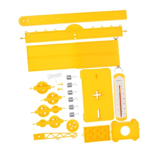DECHOUS 1 Satz Hebelscheibe -Set Experimentierkasten Physik Wissenschaftliches Experiment Für Riemenscheibenbewegungswerkzeug DIY-modellbausatz Für Physikexperimente Eisen Yellow DECHOUS 1 Satz Hebelscheibe -Set Experimentierkasten Physik Wissenschaftliches Experiment Für Riemenscheibenbewegungswerkzeug DIY-modellbausatz Für Physikexperimente Eisen Yellow von DECHOUS