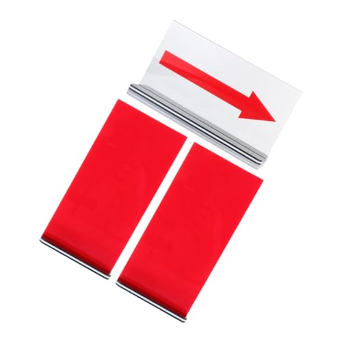 DECHOUS 1 Satz Konverter Dienen Korbsport-elfmeterstütze Professionelle Schiedsrichterkarten Standard-basketballschilder Basketball-Zeichen Basketball-schiedsrichterschilder Rot Acryl von DECHOUS