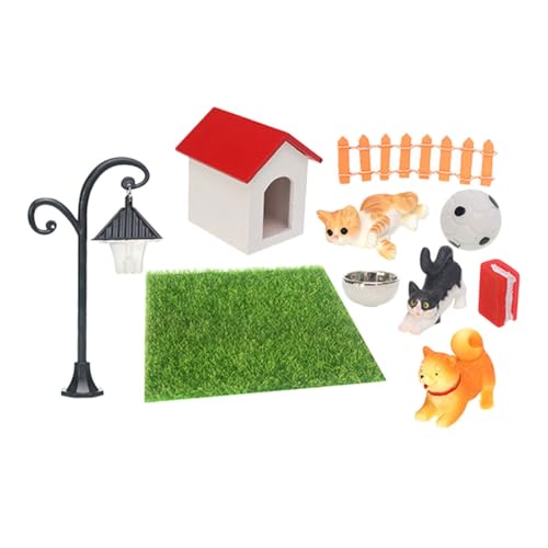 DECHOUS 1 Satz Mini-Puppenhaus-Zubehör Zwerge Bausatz Baum klein Miniaturen Tiere puppenhaus deko zubehör puppenhaus Miniaturgarten Mini-Gartenszenenverzierung Zubehör für Puppenhäuser Abs von DECHOUS