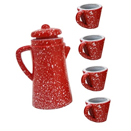 DECHOUS 1 Satz Mini Teetasse Miniatur Kleine Teetassen Simulation Und Tasse Mini- Für Minihaus Mini- - Kleine Hausschmuck Legierung von DECHOUS