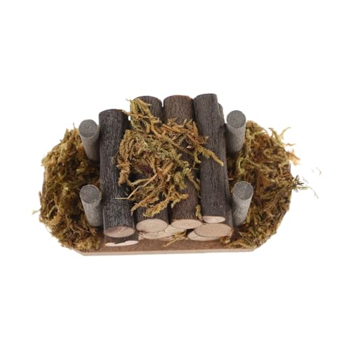 DECHOUS 1 Satz Miniatur Brennholzset für Puppenhaus Mini Feuerholz Deko für Garten Szenen Realistische Gestaltung für Kreative Miniaturwelten von DECHOUS