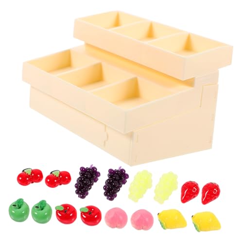 DECHOUS 1 Satz Miniatur-lebensmittelspielzeug Auf Regalen Obst Miniaturen Zum Basteln Korb Mini-vers Machen Es Zu Mini-Essen Gemüse Küchenminiaturen Winzige Möbel Plastik Beige DECHOUS 1 Satz Miniatur-lebensmittelspielzeug Auf Regalen Obst Miniaturen Zum Basteln Korb Mini-vers Machen Es Zu Mini-Essen Gemüse Küchenminiaturen Winzige Möbel Plastik Beige von DECHOUS