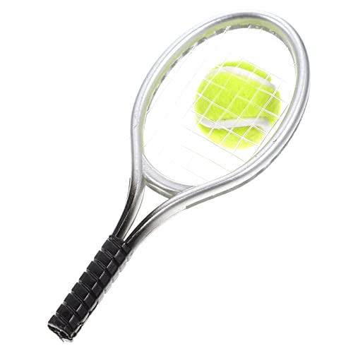 DECHOUS 1 Satz Puppenhaus-tennisschläger Puppenhauszubehör Minischläger Miniaturen Klein Mini-tennisschläger- Tennisschläger Für Mini- Mini-Ornament Silver Plastik DECHOUS 1 Satz Puppenhaus-tennisschläger Puppenhauszubehör Minischläger Miniaturen Klein Mini-tennisschläger- Tennisschläger Für Mini- Mini-Ornament Silver Plastik von DECHOUS