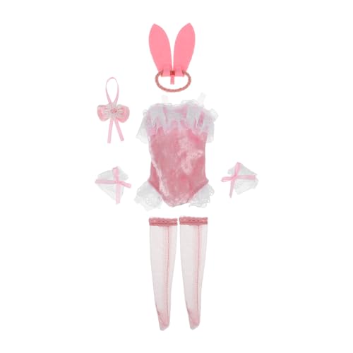 DECHOUS 1 Satz Puppenkleidung Kleidung Für Puppen Hasenkostüm Für Mädchen Kaninchenpuppe Hasenkostüm Für Kleinkinder Puppensachen Prinzessin-Puppe-kostüm- Polyester von DECHOUS