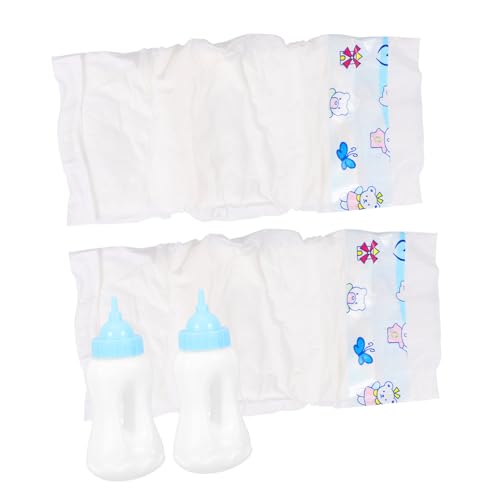 DECHOUS 1 Satz Puppenzubehör Puppenflasche Puppen zubehör Spielzeugflasche Puppendekoration Miniaturwindeln Werkzeug zum Füttern von Kindern Simulation Flaschenspielzeug Plastik DECHOUS 1 Satz Puppenzubehör Puppenflasche Puppen zubehör Spielzeugflasche Puppendekoration Miniaturwindeln Werkzeug zum Füttern von Kindern Simulation Flaschenspielzeug Plastik von DECHOUS