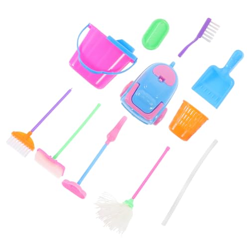 DECHOUS 1 Satz Puppenzubehör reinigen Kleinkind vorgeben Kinderspielzeug reinigen Reinigung von für Mini-Sachen Kinderzubehör Plastik von DECHOUS