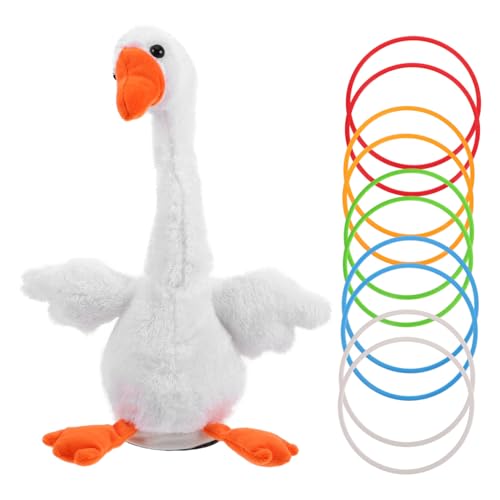 DECHOUS 1 Satz Ring Set Mit Cartoon-wurfringen Ring-wurfset Für Kleinkinder Ringwurfspiel-Requisiten Werfen Ringe Ringwurfspiel Für Tragbare Wurfringe Gans Plüsch DECHOUS 1 Satz Ring Set Mit Cartoon-wurfringen Ring-wurfset Für Kleinkinder Ringwurfspiel-Requisiten Werfen Ringe Ringwurfspiel Für Tragbare Wurfringe Gans Plüsch von DECHOUS