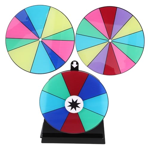 DECHOUS 1 Satz -Roulette Entscheidungsrad Für Lebensmittel Party-Challenge-Rad Peg-brettspiel Großes Gewinnrad Rennrad Mini-spinnrad -Spiel Zirkus-preisrad -Spiel Acryl von DECHOUS