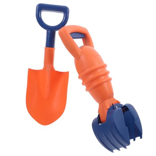 DECHOUS 1 Satz Sandfangspielzeug strandspielzeug sandspielzeug Sand Set Sand Klaue Strand Party Sandgreifer tragbares Sandspielzeug PP Orange von DECHOUS