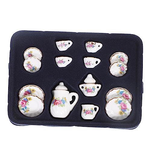 DECHOUS 1 Satz Satz Mini-Geschirr Aus Keramik Winzige Größe Geformt Miniaturhaus Küche Puppenhausdekor Tea Party Miniaturen Winzige Teeparty Zum Puppenporzellan Mini -Tee Aet DECHOUS 1 Satz Satz Mini-Geschirr Aus Keramik Winzige Größe Geformt Miniaturhaus Küche Puppenhausdekor Tea Party Miniaturen Winzige Teeparty Zum Puppenporzellan Mini -Tee Aet von DECHOUS